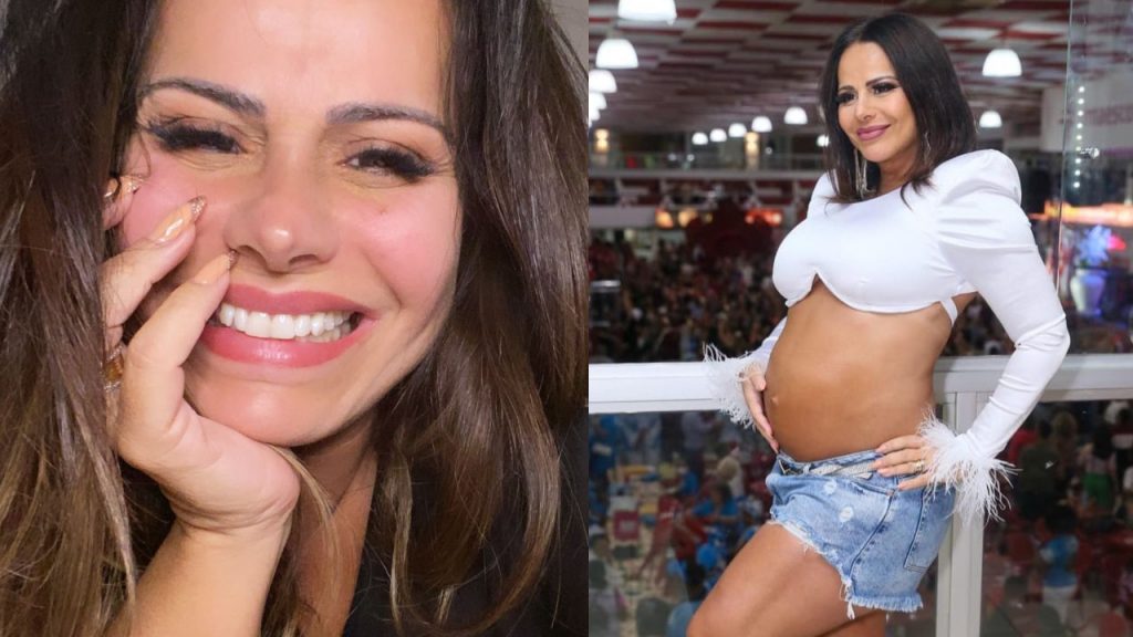 Aos 47 anos, Viviane Araújo dá à luz ao primeiro filho, Joaquim