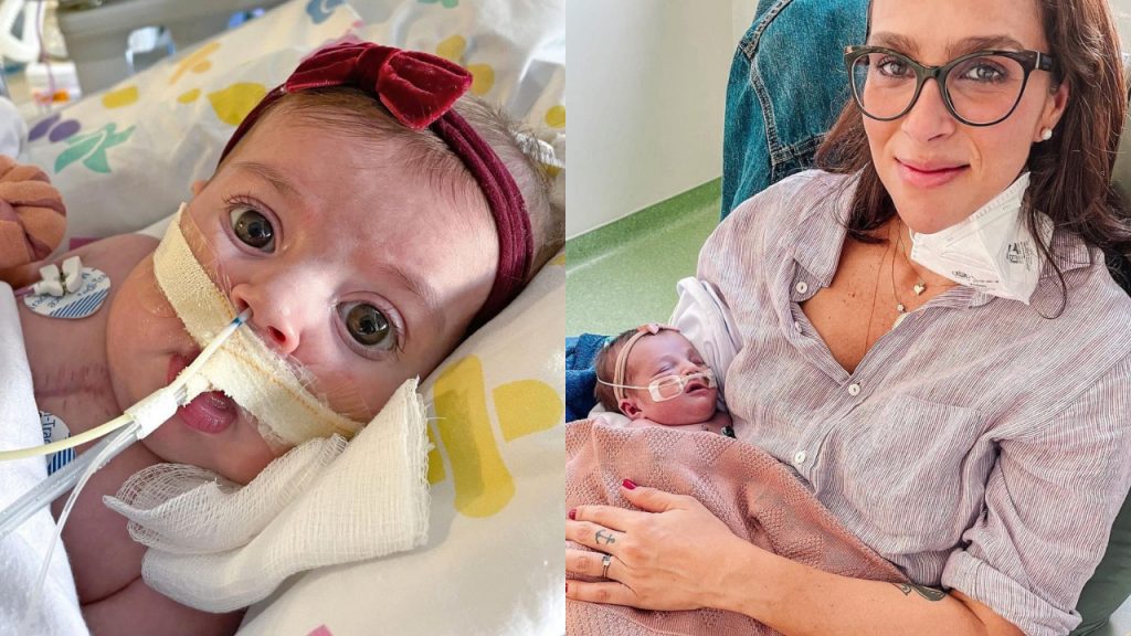 Leticia Cazarré comemora 4 meses de Maria Guilhermina: "Se recuperando"